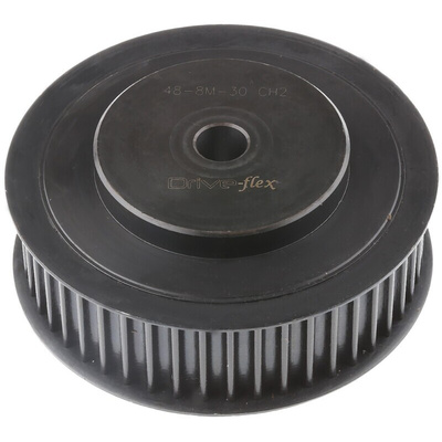 RS PRO Timing Belt Pulley, Steel 30mm Belt Width x 8mm Pitch, 48 Tooth