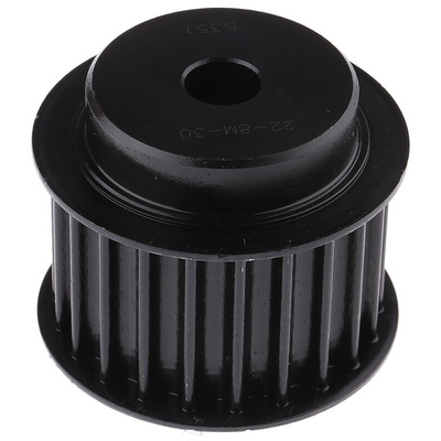 RS PRO Timing Belt Pulley, Steel 30mm Belt Width x 8mm Pitch, 22 Tooth