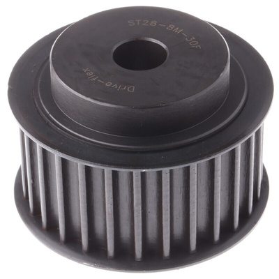 RS PRO Timing Belt Pulley, Steel 30mm Belt Width x 8mm Pitch, 28 Tooth