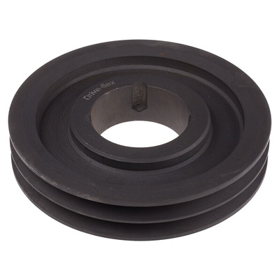 RS PRO Pulley, Cast Iron, Steel