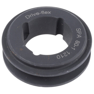 RS PRO Pulley, Cast Iron, Steel