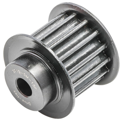 RS PRO Timing Belt Pulley, Steel 15mm Belt Width x 5mm Pitch, 15 Tooth