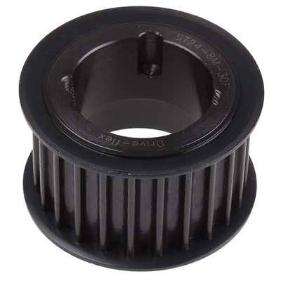 RS PRO Timing Belt Pulley, Steel 38mm Belt Width x 8mm Pitch, 24 Tooth