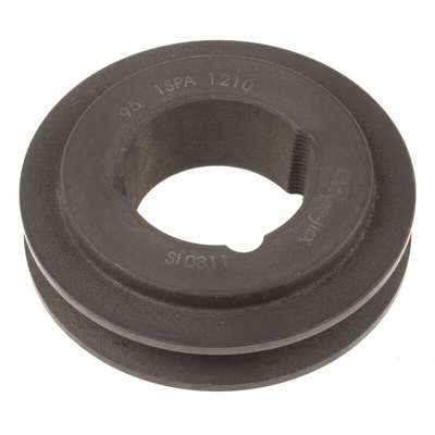 RS PRO Pulley, Cast Iron, Steel