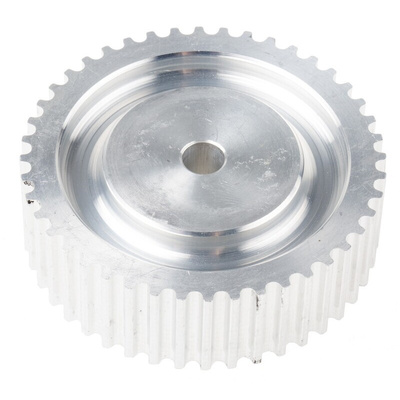 RS PRO Timing Belt Pulley, Aluminium 15mm Belt Width x 5mm Pitch, 44 Tooth