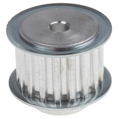 RS PRO Timing Belt Pulley, Aluminium 16mm Belt Width x 5mm Pitch, 18 Tooth