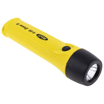 Wolf Safety M-85 ATEX, IECEx LED Torch Yellow 210 lm, 170 mm