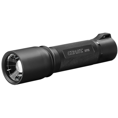 Coast HP7R LED Tactical Torch Black - Rechargeable 300 lm, 156 mm