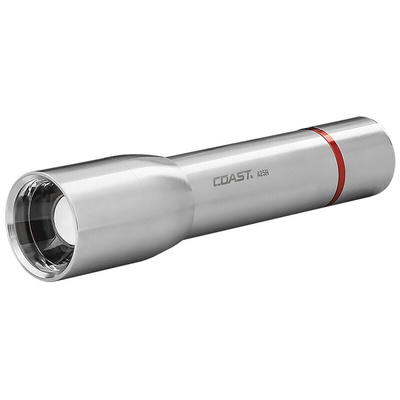 Coast A25R LED Torch Silver - Rechargeable 725 lm, 159 mm