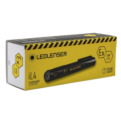 LEDLENSER iL4 ATEX LED Pen Torch Black 80 lm, 140 mm