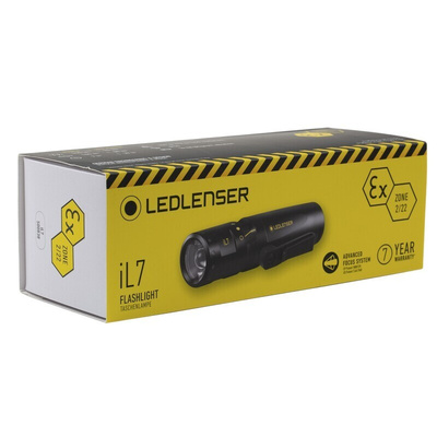 LEDLENSER iL7 ATEX LED Torch Black 340 lm, 161 mm