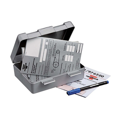 Drive Belt Diagnostic Kit containing 2 x pads of label stickers Smudge resistent marker