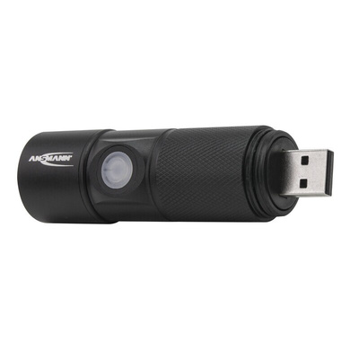 Ansmann T350FR LED Torch Black - Rechargeable 300 lm, 94 mm