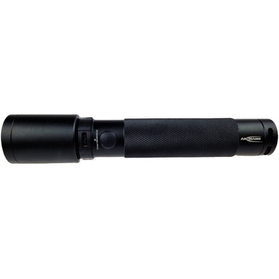 Ansmann T400FR LED Torch Black - Rechargeable 1000lm, 168.4 mm