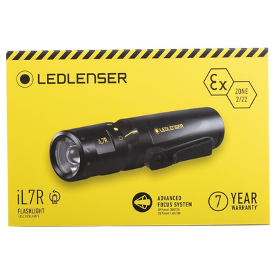 LEDLENSER iL7R ATEX, IECEx LED Torch - Rechargeable 360 lm, 161 mm