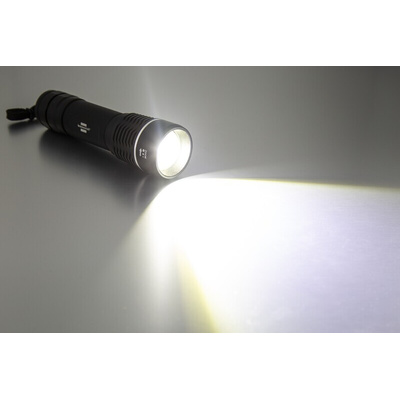 brennenstuhl TL 1200 AF LED Torch Black - Rechargeable 1250 lm, 155 mm