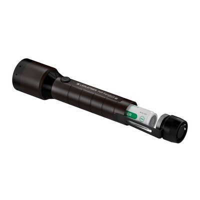 LEDLENSER P6R Signature LED Torch Black - Rechargeable 1400 lm