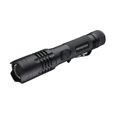 Observer Tools FL1000 LED Torch Black - Rechargeable 1200 lm, 174 mm