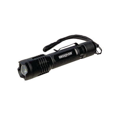 Observer Tools OBS-FL2 LED Pocket LED Torch Black - Rechargeable 1000 lm, 135 mm