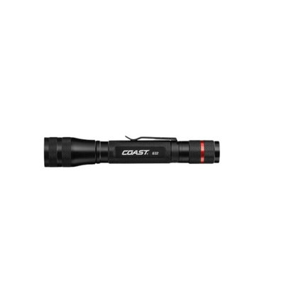 Coast G32 LED - Flashlight Black - Rechargeable 465, 6.4 in