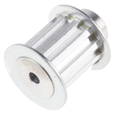 RS PRO Timing Belt Pulley, Aluminium 16mm Belt Width x 5mm Pitch, 12 Tooth