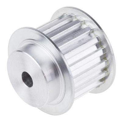 RS PRO Timing Belt Pulley, Aluminium 16mm Belt Width x 5mm Pitch, 19 Tooth