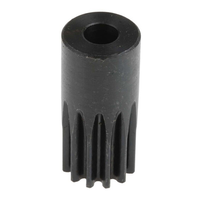 RS PRO Steel 12 Teeth Spur Gear, 1 Module, 6mm Bore Diam, 12mm Pitch Diam, 14mm Hub Diam