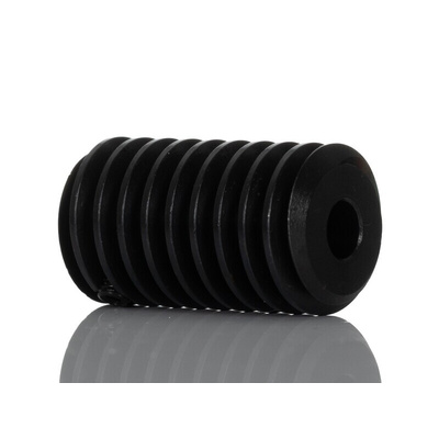 RS PRO Steel 1 Module Worm Gear, 1 Start , 18mm Diam , 32mm Long , 16mm Pitch Dia.