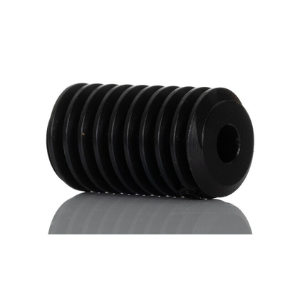 RS PRO Steel 1 Module Worm Gear, 1 Start , 18mm Diam , 32mm Long , 16mm Pitch Dia.