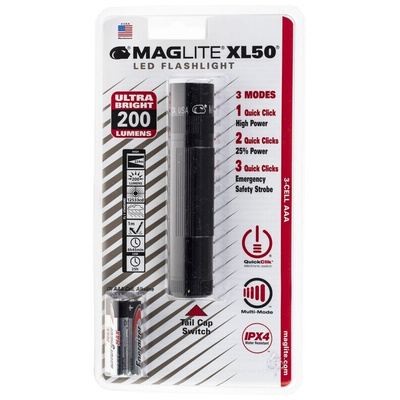 Maglite Maglite XL50 LED Torch Black 104 lm, 122 mm