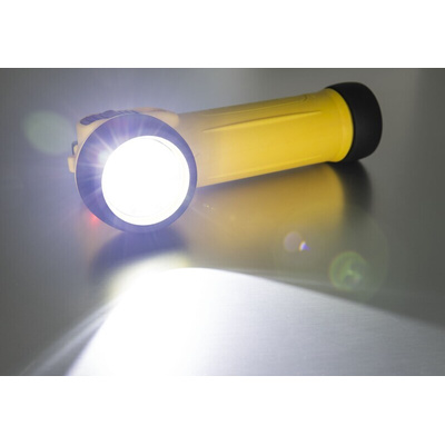 Wolf Safety TR-30+ ATEX, IECEx LED Torch Yellow 70 lm, 195 mm
