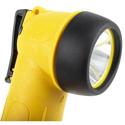 Wolf Safety TR-30+ ATEX, IECEx LED Torch Yellow 70 lm, 195 mm