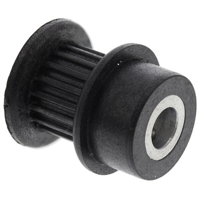 RS PRO Timing Belt Pulley, Aluminium, Glass Filled PC 6mm Belt Width x 2mm Pitch, 18 Tooth