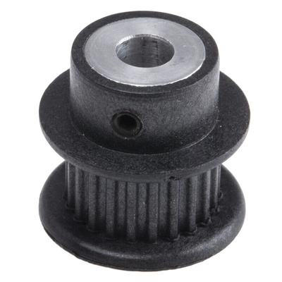 RS PRO Timing Belt Pulley, Aluminium, Glass Filled PC 6mm Belt Width x 2mm Pitch, 22 Tooth