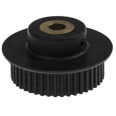 RS PRO Timing Belt Pulley, Brass, Glass Filled PC 6mm Belt Width x 2mm Pitch, 44 Tooth
