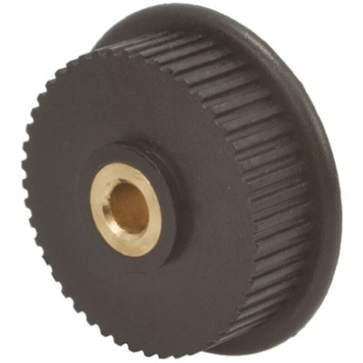 RS PRO Timing Belt Pulley, Brass, Glass Filled PC 6mm Belt Width x 2mm Pitch, 60 Tooth