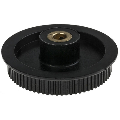RS PRO Timing Belt Pulley, Brass, Glass Filled PC 6mm Belt Width x 2mm Pitch, 72 Tooth