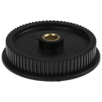 RS PRO Timing Belt Pulley, Brass, Glass Filled PC 6mm Belt Width x 2mm Pitch, 72 Tooth