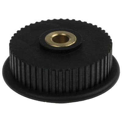 RS PRO Timing Belt Pulley, Brass, Glass Filled PC 6mm Belt Width x 2mm Pitch, 48 Tooth