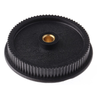 RS PRO Timing Belt Pulley, Brass, Glass Filled PC 6mm Belt Width x 2mm Pitch, 80 Tooth