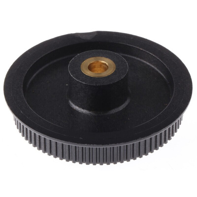 RS PRO Timing Belt Pulley, Brass, Glass Filled PC 6mm Belt Width x 2mm Pitch, 80 Tooth