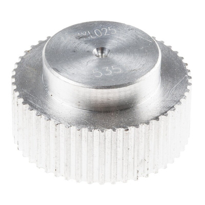 RS PRO Timing Belt Pulley, Aluminium 6.4mm Belt Width x 2mm Pitch, 48 Tooth