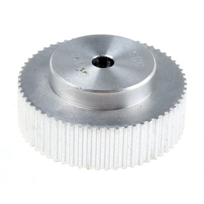 RS PRO Timing Belt Pulley, Aluminium 6.4mm Belt Width x 2mm Pitch, 60 Tooth