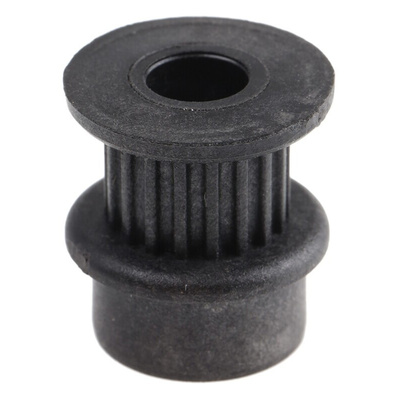 RS PRO Timing Belt Pulley, Glass Filled PC 6mm Belt Width x 2mm Pitch, 18 Tooth