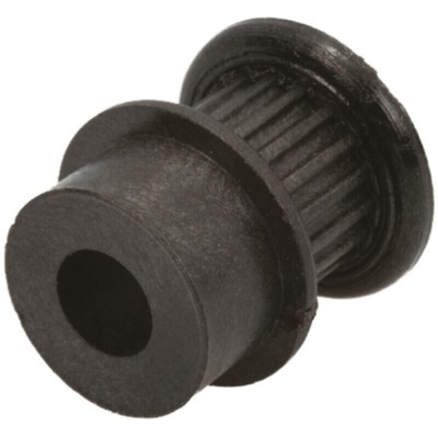 RS PRO Timing Belt Pulley, Glass Filled PC 6mm Belt Width x 2mm Pitch, 18 Tooth