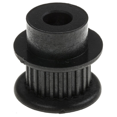 RS PRO Timing Belt Pulley, Glass Filled PC 6mm Belt Width x 2mm Pitch, 22 Tooth