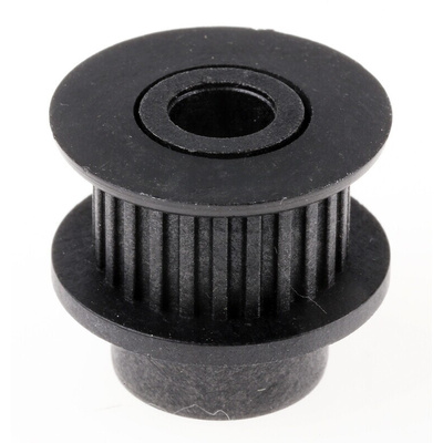 RS PRO Timing Belt Pulley, Glass Filled PC 6mm Belt Width x 2mm Pitch, 24 Tooth