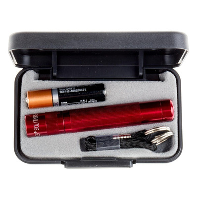 Maglite Solitaire LED Keyring Torch Red 37 lm, 81 mm