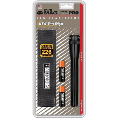 Maglite Mini Pro LED Torch Black 226 lm, 168 mm