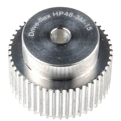 RS PRO Timing Belt Pulley, Aluminium 15mm Belt Width x 3mm Pitch, 48 Tooth